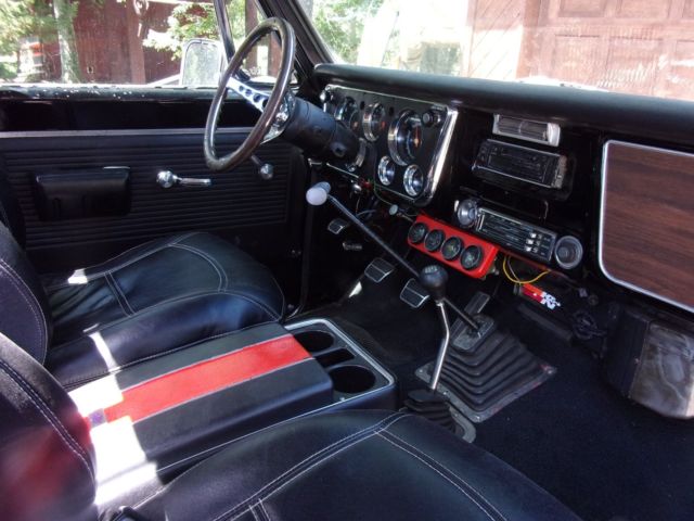 1971 Black Chevrolet Cheyenne Standard Cab Pickup