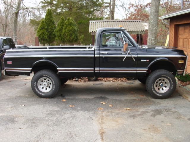 1971 Black Chevrolet Cheyenne Standard Cab Pickup