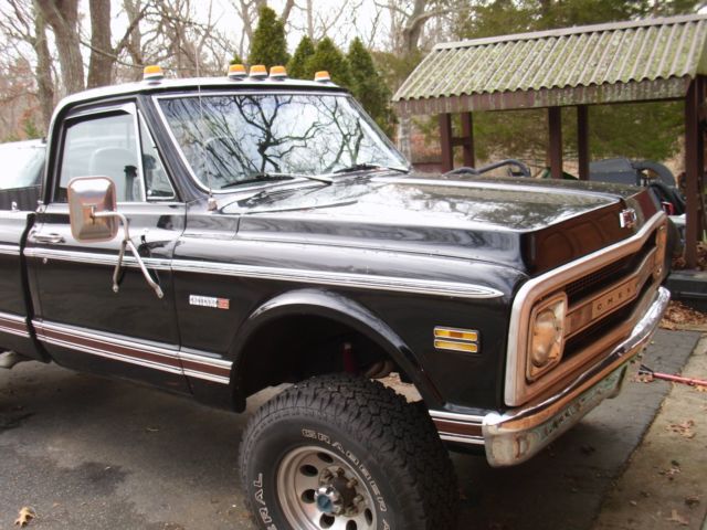1971 Black Chevrolet Cheyenne Standard Cab Pickup