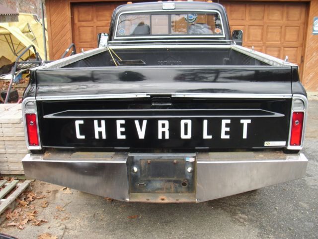 1971 Black Chevrolet Cheyenne Standard Cab Pickup