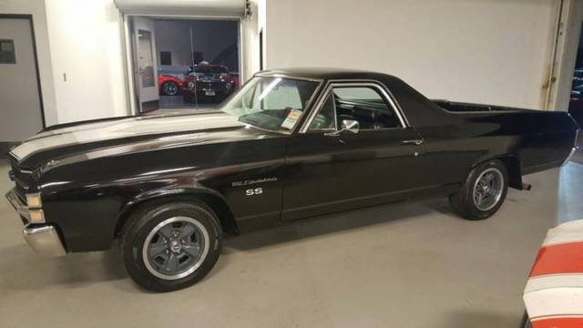 1971 Black Chevrolet El Camino Pickup Truck