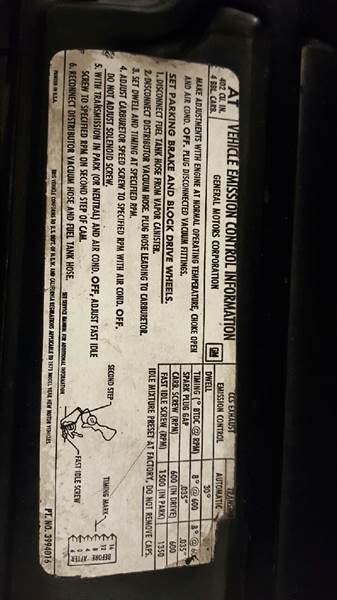 1971 Black Chevrolet El Camino Pickup Truck