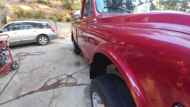 1971 Black Cherry Maroon Chevrolet Other Pickups Standard Cab Pickup