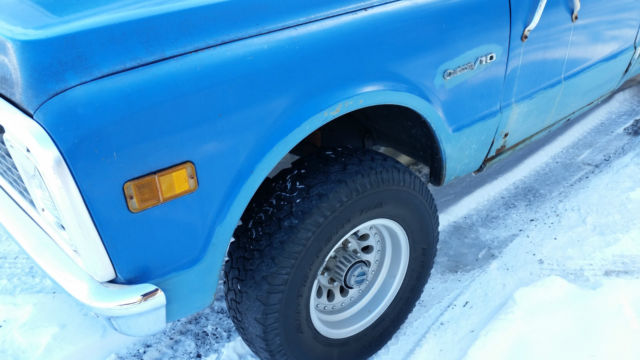 1971 Blue Chevrolet C-10 Cab &amp- Chassis