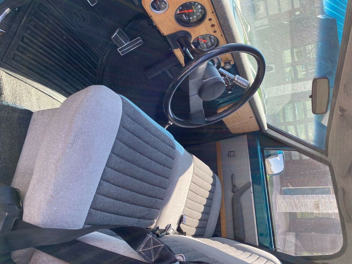 1971 Teal and White Chevrolet C-10