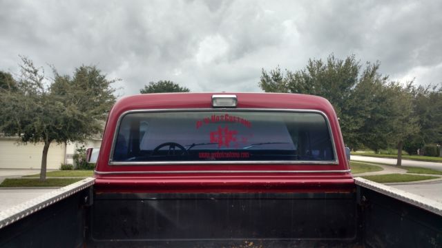 1971 Burgundy Chevrolet Other Standard Cab Pickup