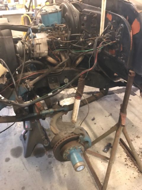 1971 Blue Chevrolet Blazer Convertible