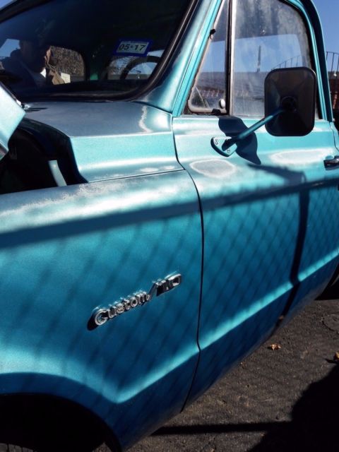 1971 Light Blue Chevrolet Other Pickups Long Bed