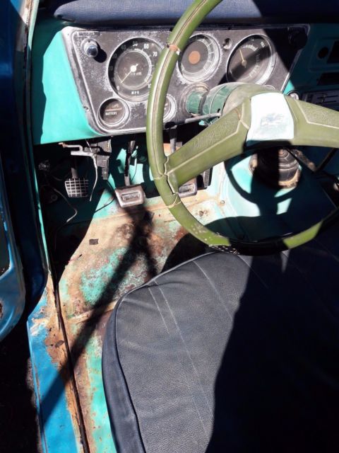 1971 Light Blue Chevrolet Other Pickups Long Bed