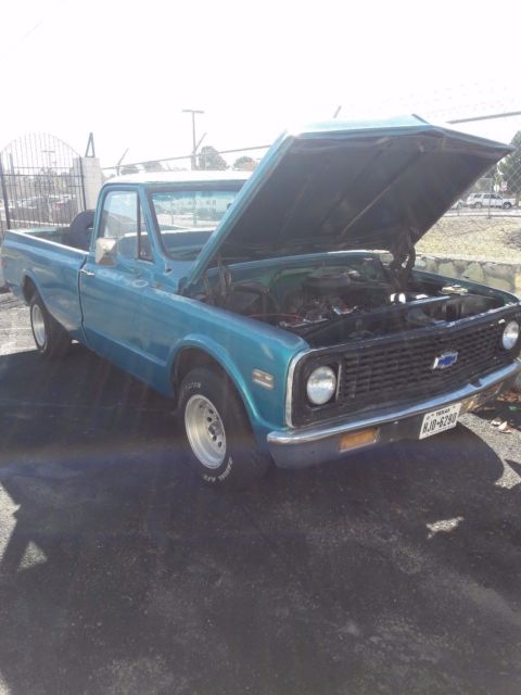 1971 Light Blue Chevrolet Other Pickups Long Bed