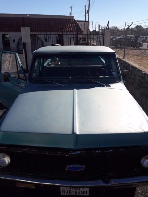 1971 Light Blue Chevrolet Other Pickups Long Bed