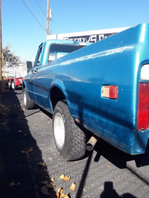 1971 Light Blue Chevrolet Other Pickups Long Bed