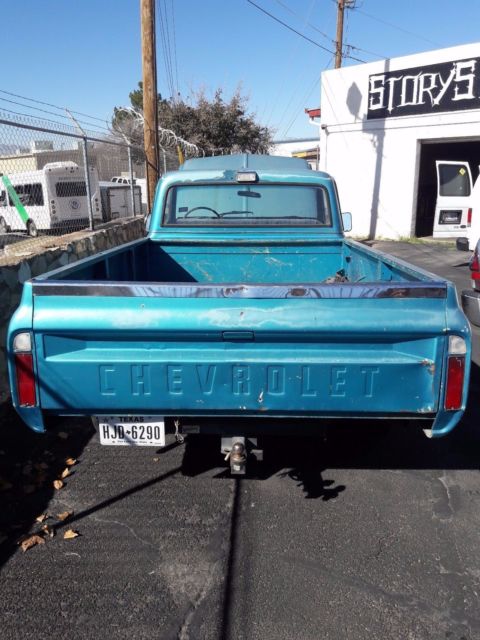 1971 Light Blue Chevrolet Other Pickups Long Bed