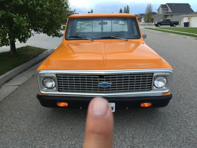 1970 Orange Chevrolet C-10 Standard Cab Pickup