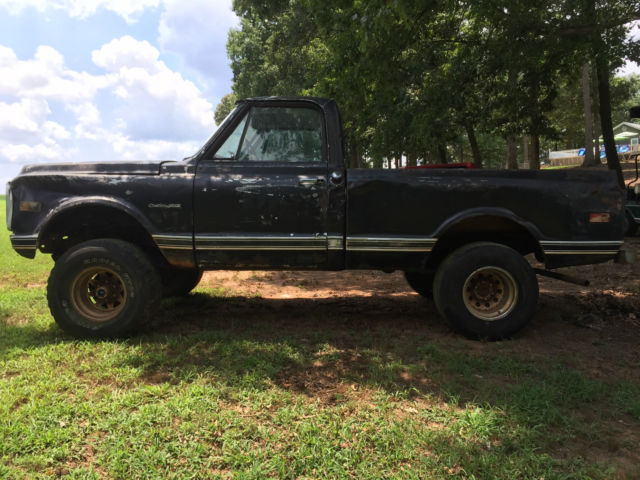 1971 Black Chevrolet C-10 Standard Cab Pickup