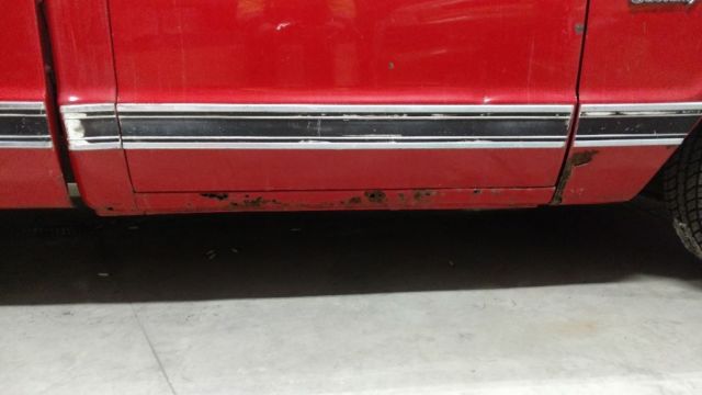 1971 Red Chevrolet C-10 Standard Cab Pickup