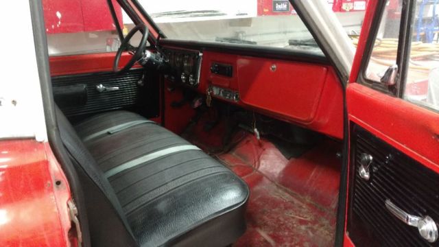 1971 Red Chevrolet C-10 Standard Cab Pickup