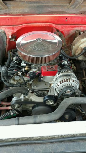 1971 Red Chevrolet C-10 Standard Cab Pickup