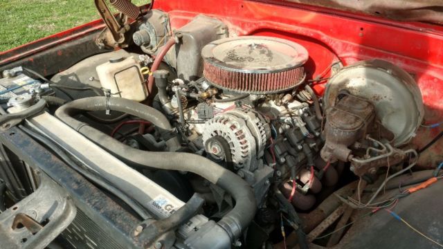 1971 Red Chevrolet C-10 Standard Cab Pickup