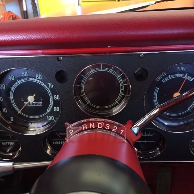 1971 Satin Red Chevrolet C-10 Standard Cab Pickup