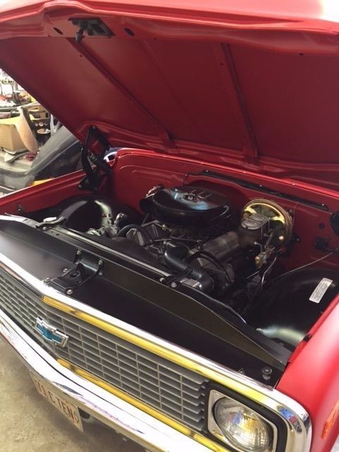 1971 Satin Red Chevrolet C-10 Standard Cab Pickup