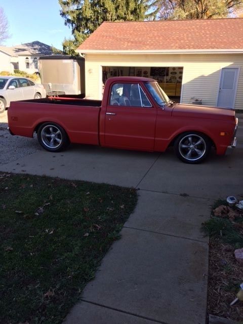 1971 Satin Red Chevrolet C-10 Standard Cab Pickup