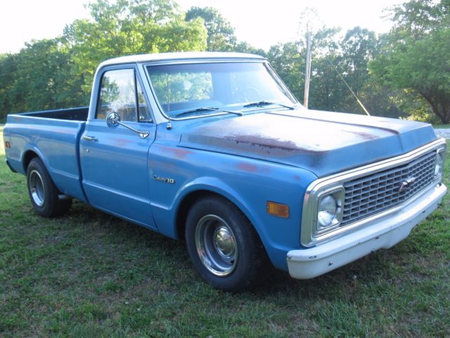 1971 Blue Chevrolet C-10 c10