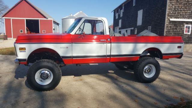 1971 Orange Chevrolet C-10