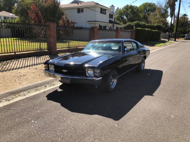 1971 Black Chevrolet Chevelle Coupe