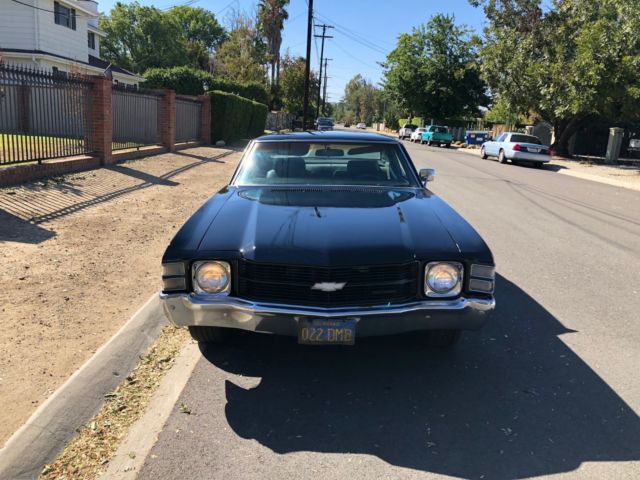 1971 Black Chevrolet Chevelle Coupe