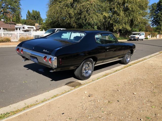1971 Black Chevrolet Chevelle Coupe