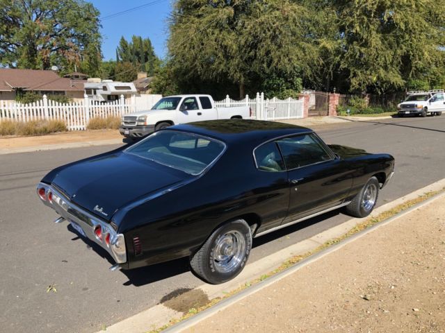 1971 Black Chevrolet Chevelle Coupe