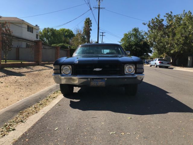 1971 Black Chevrolet Chevelle Coupe