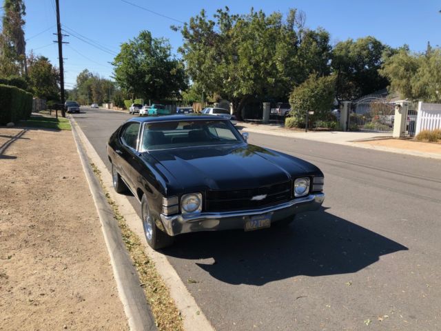 1971 Black Chevrolet Chevelle Coupe