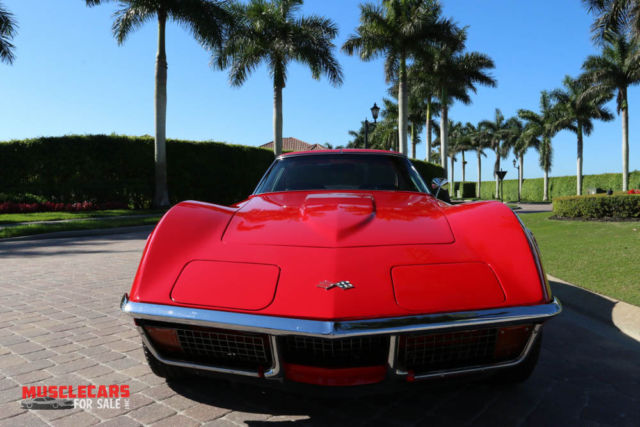 1971 Orange Chevrolet Corvette Coupe
