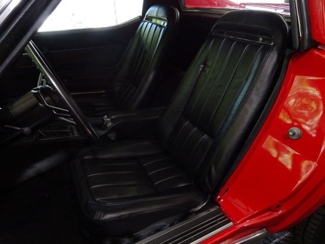 1971 Orange Chevrolet Corvette Coupe