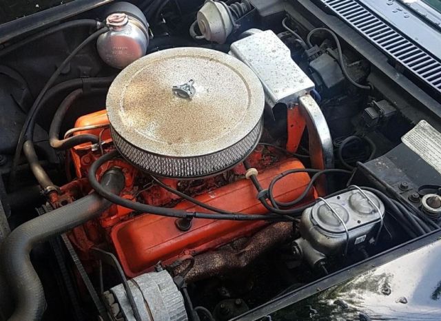 1971 Black Chevrolet Corvette Convertible