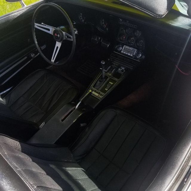 1971 Black Chevrolet Corvette Convertible