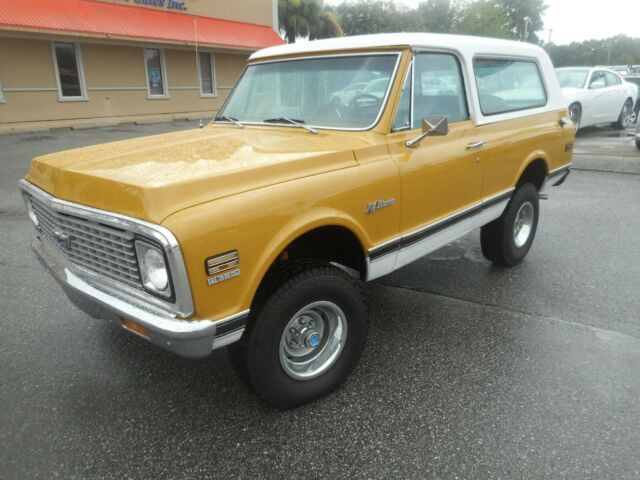 1971 Yellow Chevrolet Blazer SUV