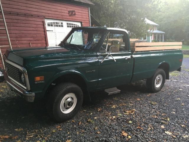 1971 Green Chevrolet C-10 Fleetside pickup