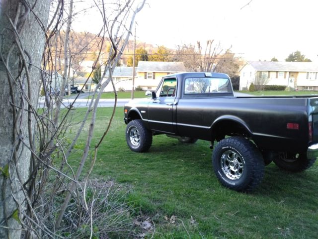 1971 Black Chevrolet C-10 Standard Cab Pickup