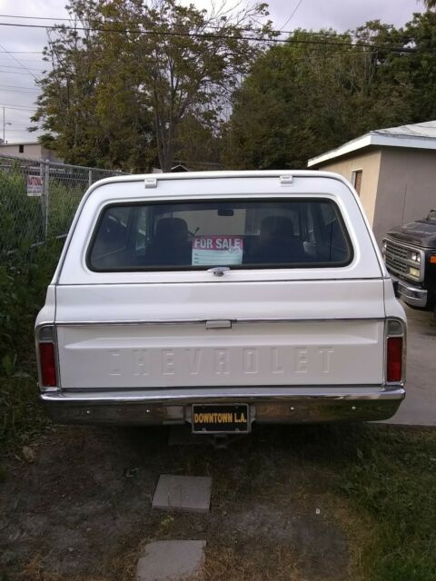 1971 White Chevrolet Blazer