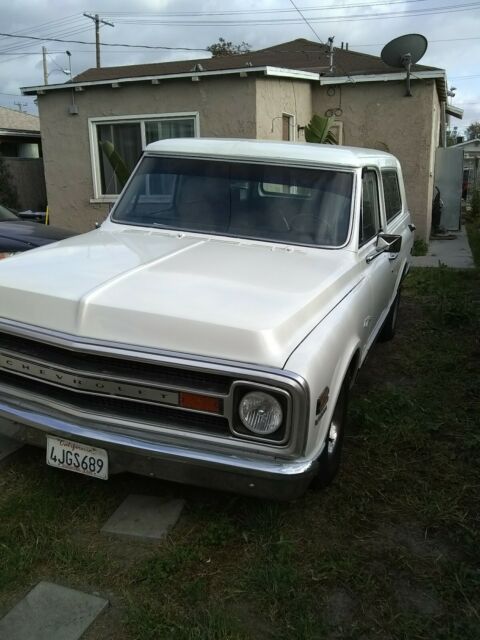 1971 White Chevrolet Blazer