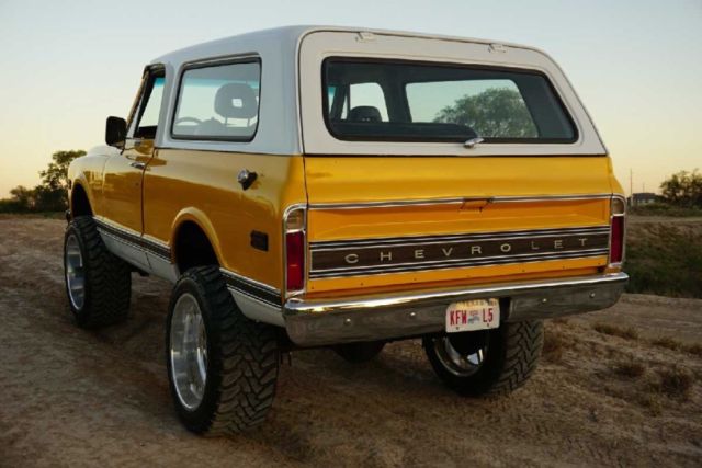 1971 Yellow Chevrolet Blazer SUV