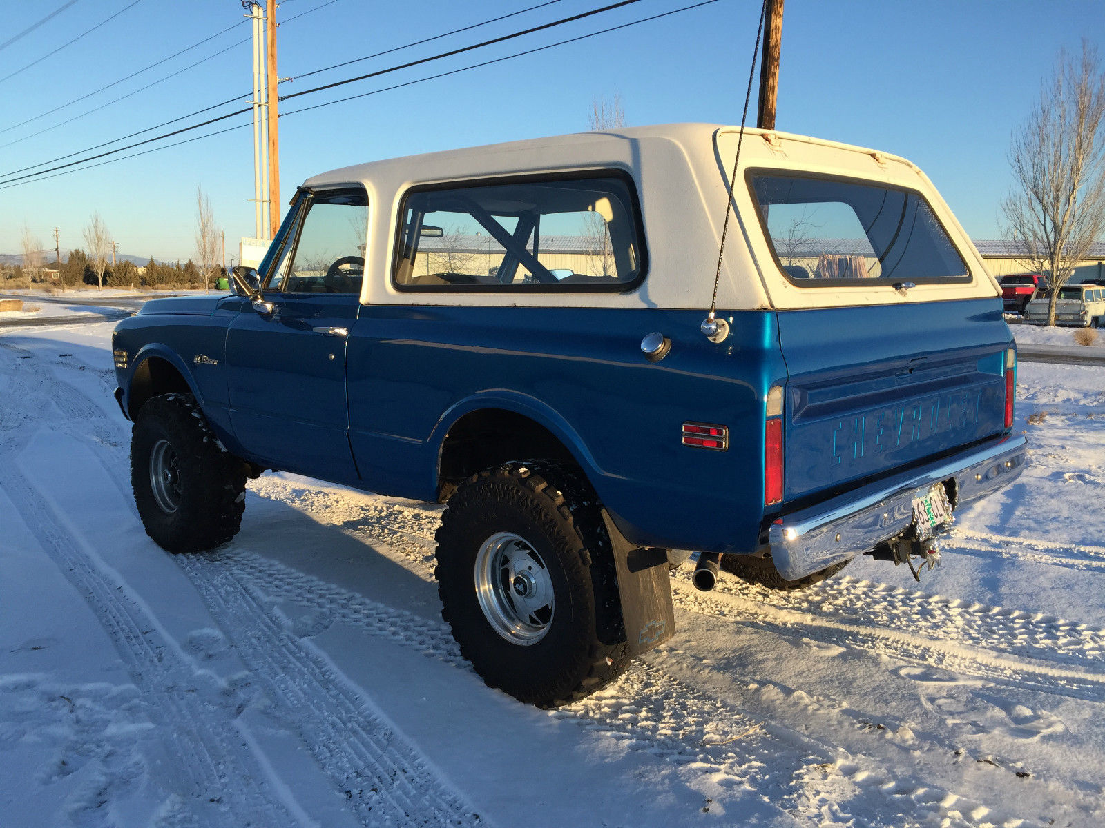 1971 Blue Chevrolet Blazer Convertible