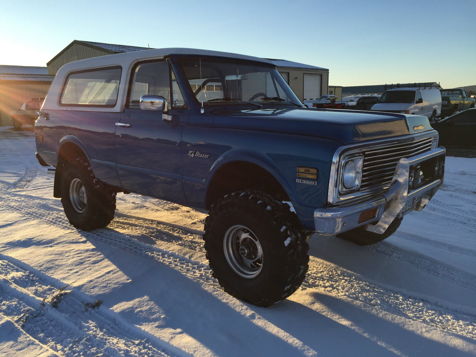1971 Blue Chevrolet Blazer Convertible