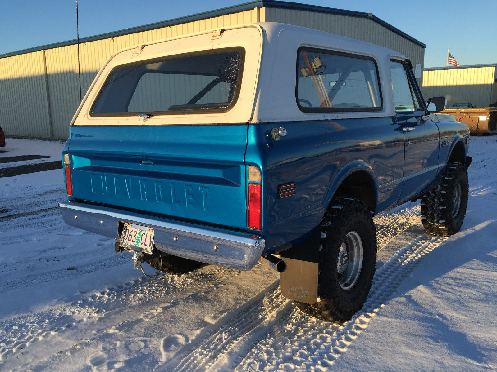 1971 Blue Chevrolet Blazer Convertible