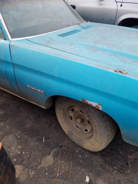 1971 Blue Chevrolet Malibu Coupe