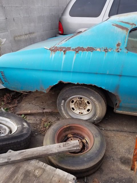 1971 Blue Chevrolet Malibu Coupe