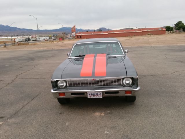 1971 Gray, Orange Chevrolet Nova Sedan